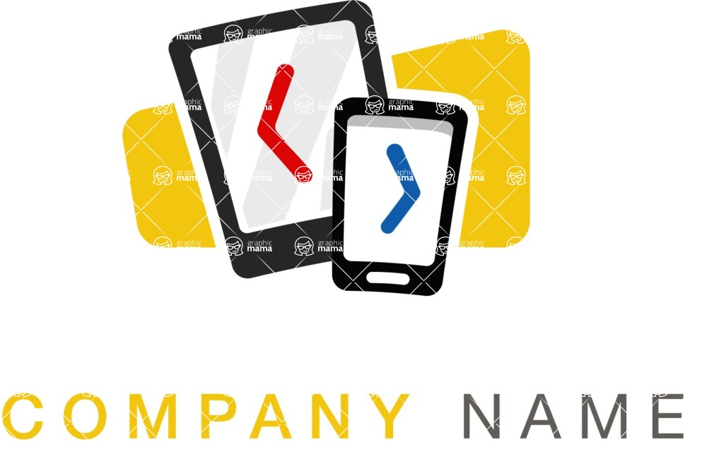 500+ Company Logo Templates Mega Bundle / Mobile App Development